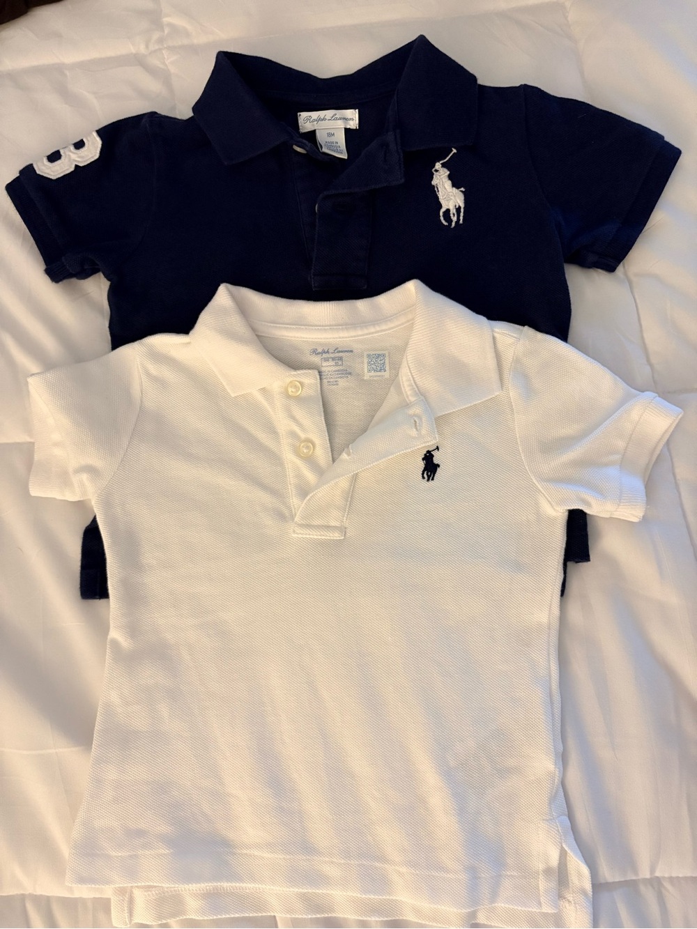 Ralph Lauren Kids Polo Set in Navy & White